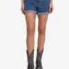 Noisy May DENIM SHORTS -Noisy May Clothing Shop 27032489 MediumBlueDenim 003
