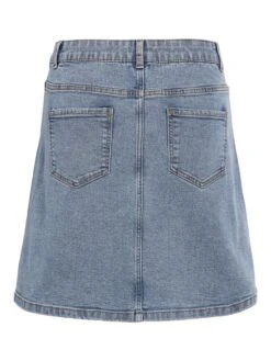 Noisy May NMRONNIE A-LINE SKIRT -Noisy May Clothing Shop 27032521 LightBlueDenim 002