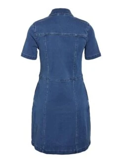 Noisy May NMNISA DENIM DRESS -Noisy May Clothing Shop 27032702 MediumBlueDenim 002