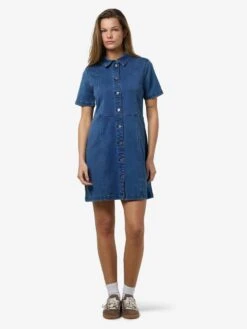 Noisy May NMNISA DENIM DRESS -Noisy May Clothing Shop 27032702 MediumBlueDenim 004
