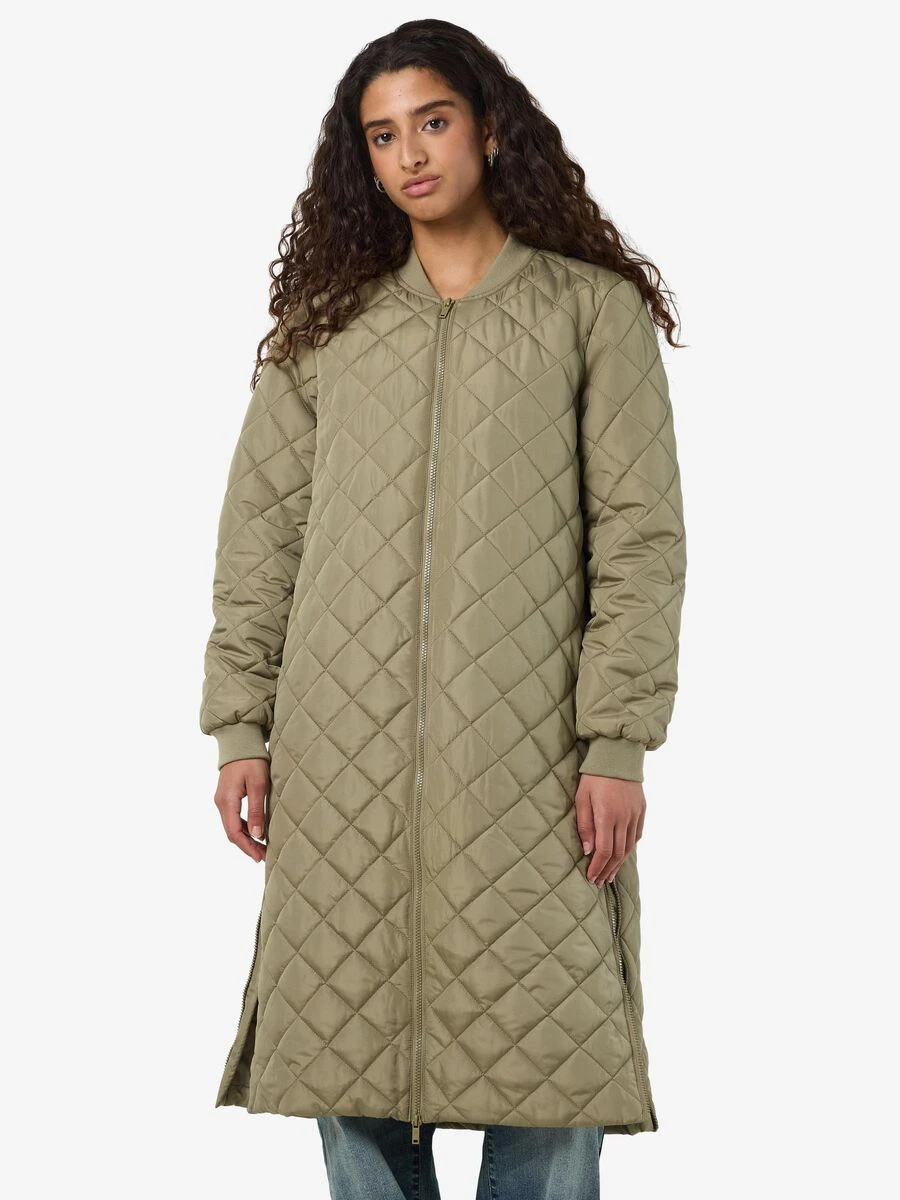 Noisy May LONG QUILTED JACKET 3 Noisy May LONG QUILTED JACKET