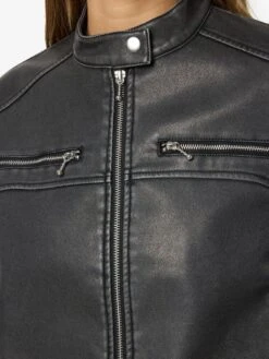 Noisy May PU FAUX LEATHER JACKET -Noisy May Clothing Shop 27032964 Black 1163130 006