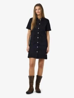 Noisy May DENIM MINI DRESS -Noisy May Clothing Shop 27032980 Black 004