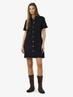 Noisy May DENIM MINI DRESS -Noisy May Clothing Shop 27032980 Black 007