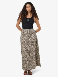 Noisy May TIERED MAXI SKIRT -Noisy May Clothing Shop 27033241 SilverMink 1241203 007
