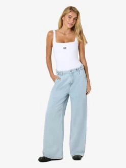 Noisy May NMSEWA WIDE LEG JEANS 15 Noisy May NMSEWA WIDE LEG JEANS -Noisy May Clothing Shop 27033285 LightBlueDenim 007