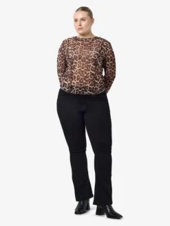 Noisy May CURVE MESH TOP -Noisy May Clothing Shop 27033708 Natural 1177607 004