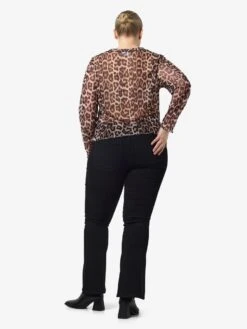 Noisy May CURVE MESH TOP -Noisy May Clothing Shop 27033708 Natural 1177607 005