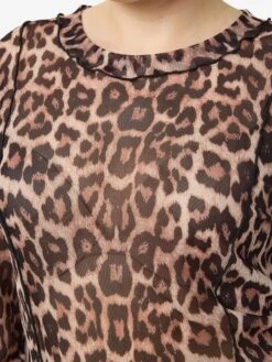 Noisy May CURVE MESH TOP -Noisy May Clothing Shop 27033708 Natural 1177607 006