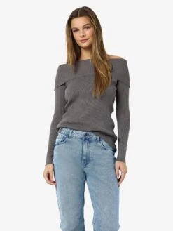 Noisy May KNITTED OFF-SHOULDER TOP