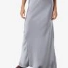 Noisy May METALLIC MAXI SKIRT -Noisy May Clothing Shop 27033850 GhostGray 003
