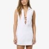 Noisy May BRODERIE MINI DRESS -Noisy May Clothing Shop 27033961 BrightWhite 003