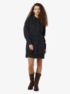 Noisy May NMNEW DENIM DRESS 13 Noisy May NMNEW DENIM DRESS -Noisy May Clothing Shop 27034104 BlackDenim 004