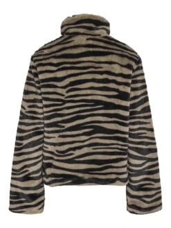 Noisy May FAUX FUR JACKET -Noisy May Clothing Shop 27034227 Aluminum 1195240 002