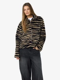 Noisy May FAUX FUR JACKET -Noisy May Clothing Shop 27034227 Aluminum 1195240 007