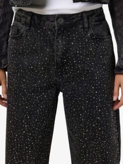 Noisy May RHINESTONE JEANS 14 Noisy May RHINESTONE JEANS -Noisy May Clothing Shop 27034336 BlackDenim 006