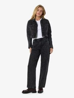 Noisy May RHINESTONE JEANS 15 Noisy May RHINESTONE JEANS -Noisy May Clothing Shop 27034336 BlackDenim 007