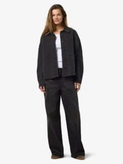 Noisy May RELAXED DENIM JACKET -Noisy May Clothing Shop 27034346 BlackDenim 004