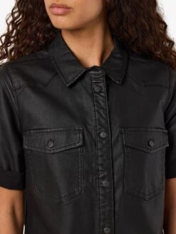 Noisy May COATED DENIM DRESS 14 Noisy May COATED DENIM DRESS -Noisy May Clothing Shop 27034395 Black 006