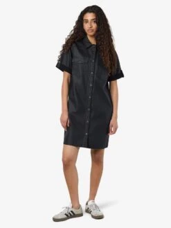 Noisy May COATED DENIM DRESS 15 Noisy May COATED DENIM DRESS -Noisy May Clothing Shop 27034395 Black 007