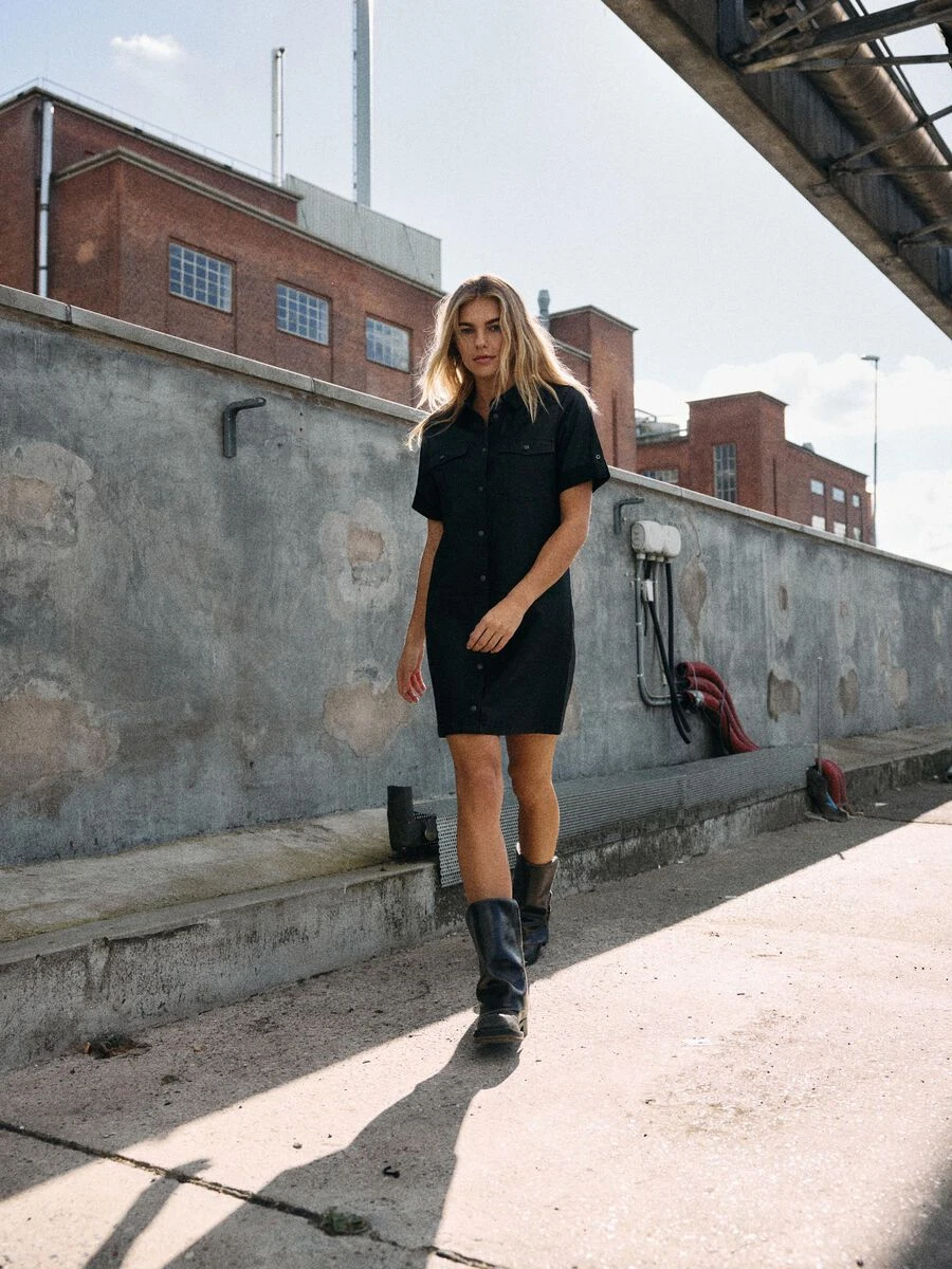 Noisy May COATED DENIM DRESS 10 Noisy May COATED DENIM DRESS - Image 8