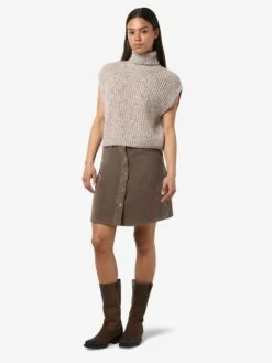 Noisy May CORDUROY MINI SKIRT -Noisy May Clothing Shop 27034400 Morel 008