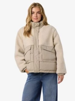 Noisy May FLEECE PUFFER JACKET