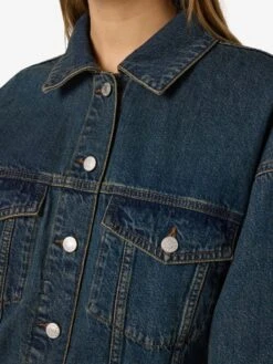 Noisy May NMFANJA DENIM JACKET -Noisy May Clothing Shop 27034554 DarkBlueDenim 006