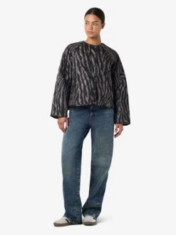 Noisy May QUILTED JACKET -Noisy May Clothing Shop 27034636 CharcoalGray 1200838 004