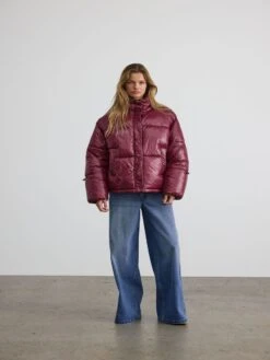 Noisy May COATED PUFFER JACKET 17 Noisy May COATED PUFFER JACKET -Noisy May Clothing Shop 27034661 WindsorWine 008