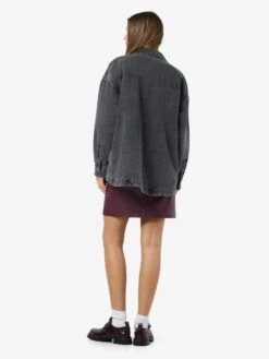 Noisy May QUILTED DENIM OVERSHIRT -Noisy May Clothing Shop 27034664 DarkGreyDenim 005