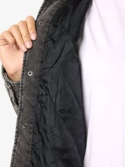 Noisy May QUILTED DENIM OVERSHIRT -Noisy May Clothing Shop 27034664 DarkGreyDenim 008