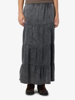 Noisy May ACID WASHED DENIM SKIRT