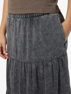 Noisy May ACID WASHED DENIM SKIRT -Noisy May Clothing Shop 27034665 Black 1192372 006