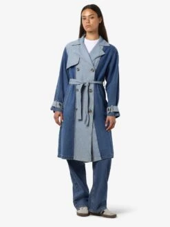 Noisy May DENIM TRENCHCOAT 13 Noisy May DENIM TRENCHCOAT -Noisy May Clothing Shop 27034716 DarkBlueDenim 004