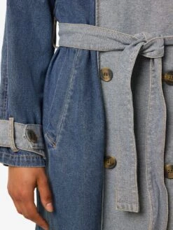 Noisy May DENIM TRENCHCOAT 17 Noisy May DENIM TRENCHCOAT -Noisy May Clothing Shop 27034716 DarkBlueDenim 008