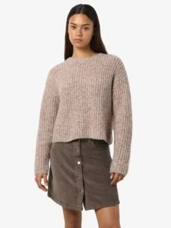 Noisy May KNITTED JUMPER -Noisy May Clothing Shop 27034730 LightGreyMelange 1195786 007