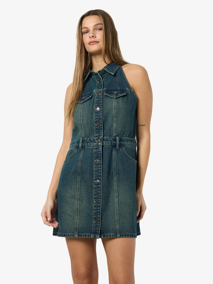 Noisy May NMLARDIE DENIM DRESS 3 Noisy May NMLARDIE DENIM DRESS
