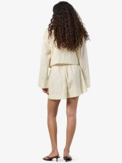Noisy May STRIPED SHORTS -Noisy May Clothing Shop 27034801 PastelYellow 1259317 005