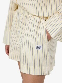 Noisy May STRIPED SHORTS -Noisy May Clothing Shop 27034801 PastelYellow 1259317 006