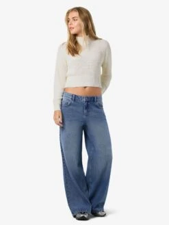 Noisy May HIGH NECK KNITTED JUMPER 12 Noisy May HIGH NECK KNITTED JUMPER -Noisy May Clothing Shop 27034807 Eggnog 004