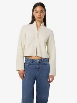 Noisy May HIGH NECK CARDIGAN -Noisy May Clothing Shop 27034808 Eggnog 007