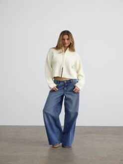 Noisy May HIGH NECK CARDIGAN -Noisy May Clothing Shop 27034808 Eggnog 009