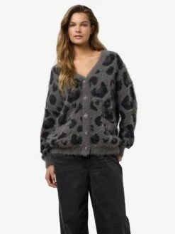Noisy May ANIMAL PRINT CARDIGAN