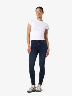 Noisy May NMSENDIE SKINNY FIT JEANS -Noisy May Clothing Shop 27034834 DarkBlueDenim 007
