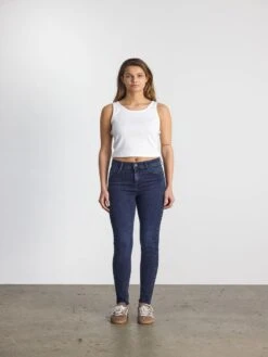 Noisy May NMSENDIE SKINNY FIT JEANS -Noisy May Clothing Shop 27034834 DarkBlueDenim 009