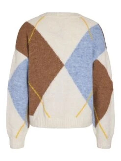 Noisy May ARGYLE JUMPER 13 Noisy May ARGYLE JUMPER -Noisy May Clothing Shop 27034895 CloudDancer 1201670 002