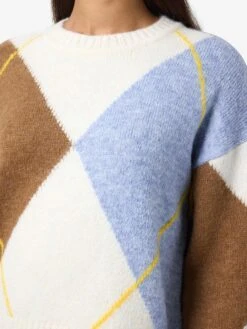 Noisy May ARGYLE JUMPER 12 Noisy May ARGYLE JUMPER -Noisy May Clothing Shop 27034895 CloudDancer 1201670 006