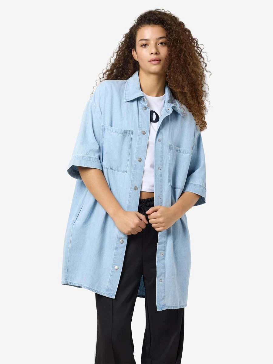 Noisy May OVERSIZED DENIM SHIRT 8 Noisy May OVERSIZED DENIM SHIRT - Image 6