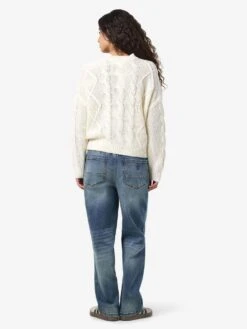 Noisy May CABLE KNIT JUMPER -Noisy May Clothing Shop 27035203 Birch 1208813 005